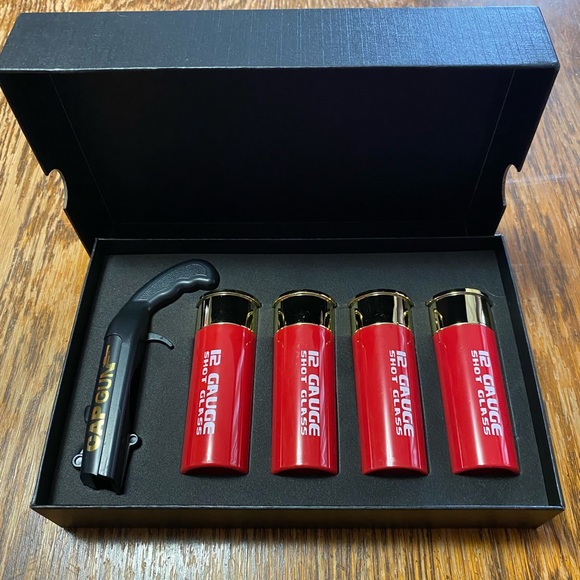 12 Gauge shot glasses with a cap gun! - Picture 2 of 2